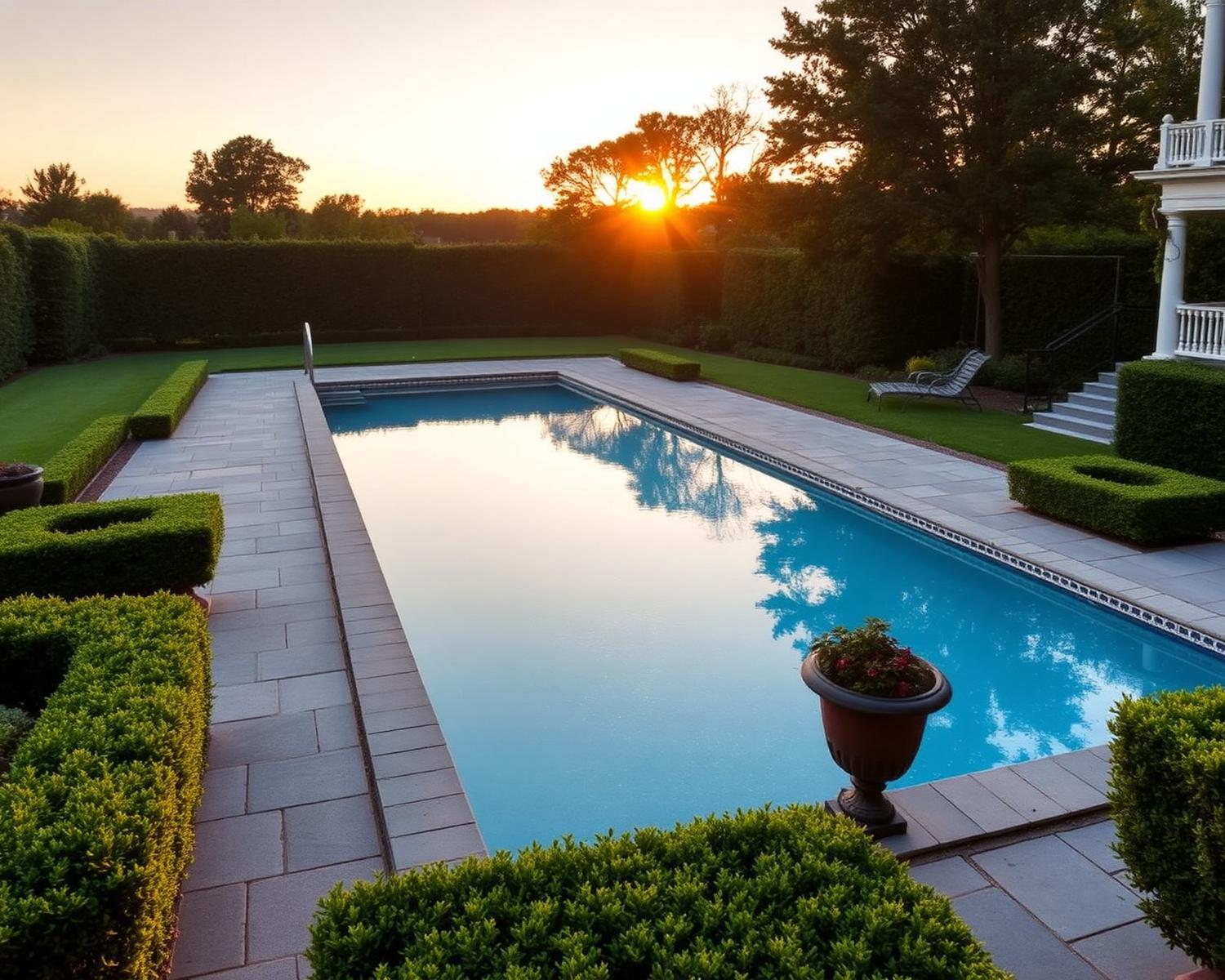 Classic Gold Coast pool and gardens
